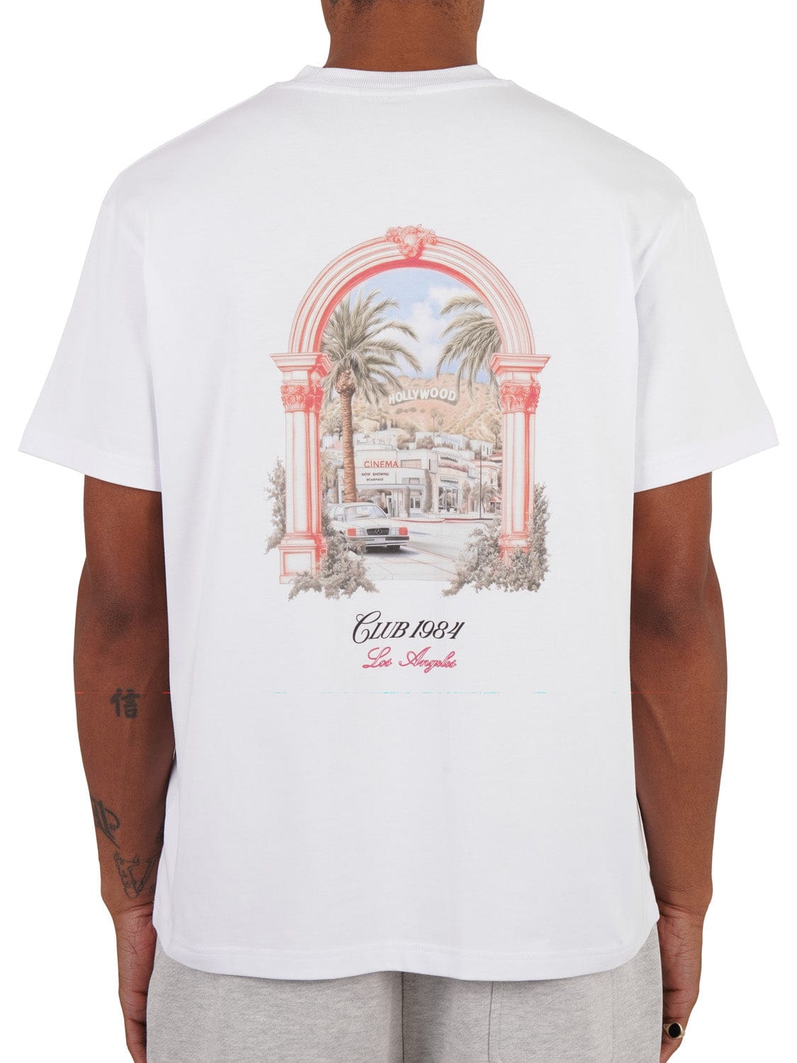 CLUB 1984. The Hills T-shirt - White T-Shirt