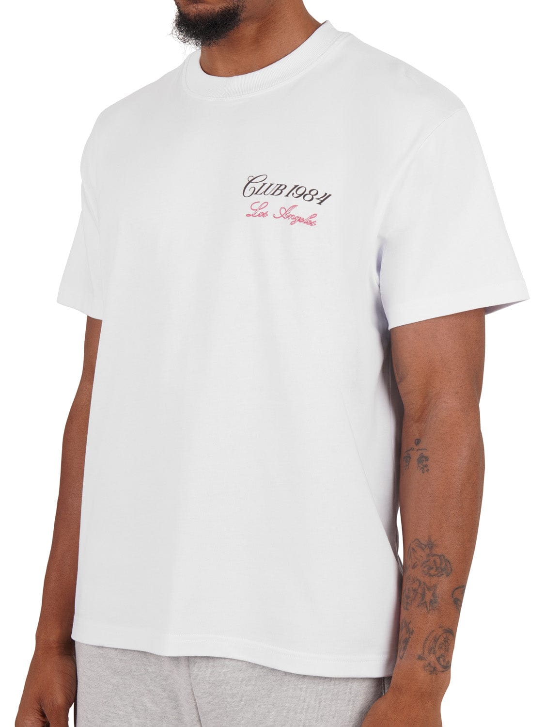 CLUB 1984. The Hills T-shirt - White T-Shirt