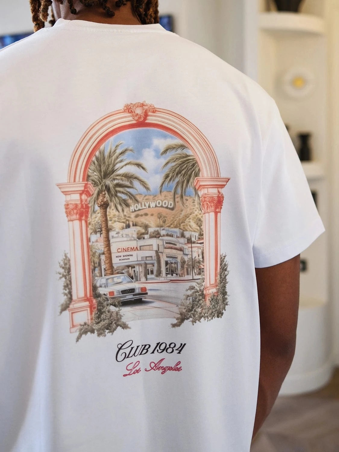 CLUB 1984. The Hills T-shirt - White T-Shirt