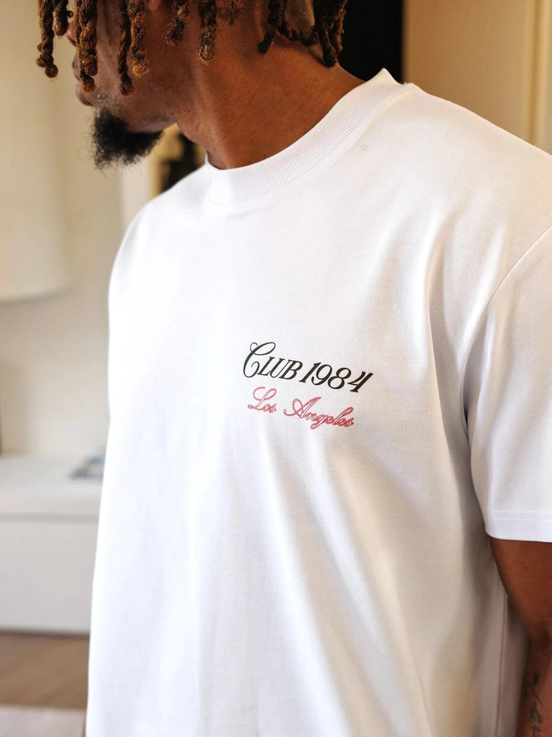 CLUB 1984. The Hills T-shirt - White T-Shirt