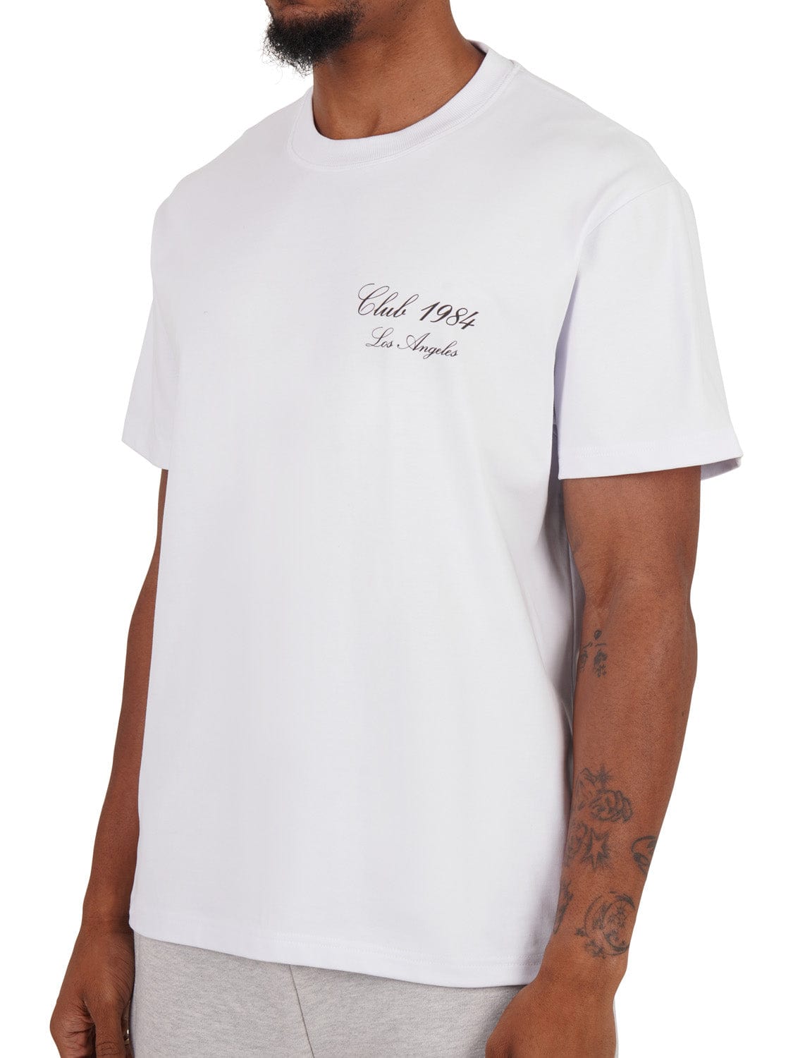 CLUB 1984. The Line T-shirt - White T-Shirt