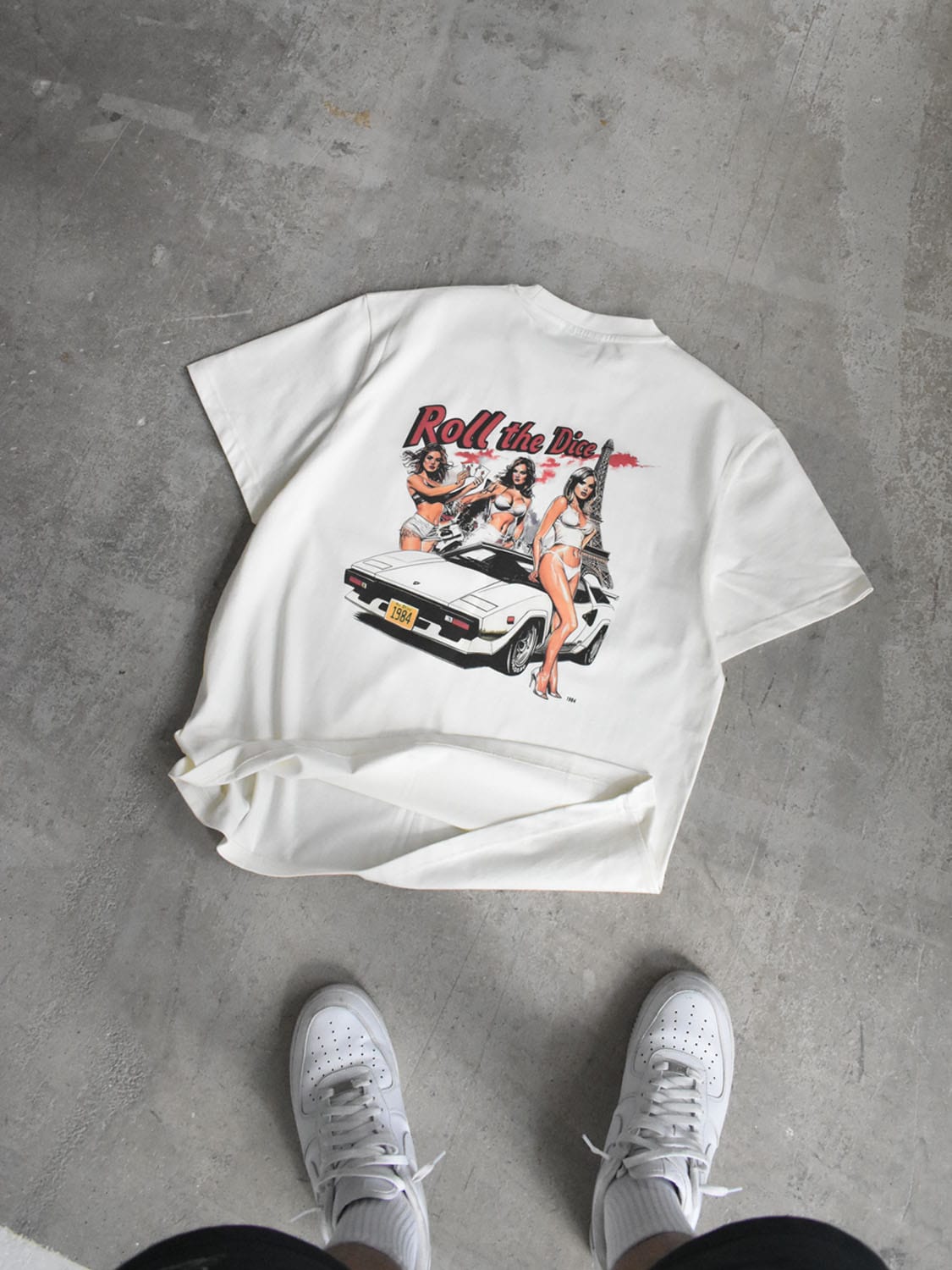 CLUB 1984. The Player T-shirt - Off White T-Shirt