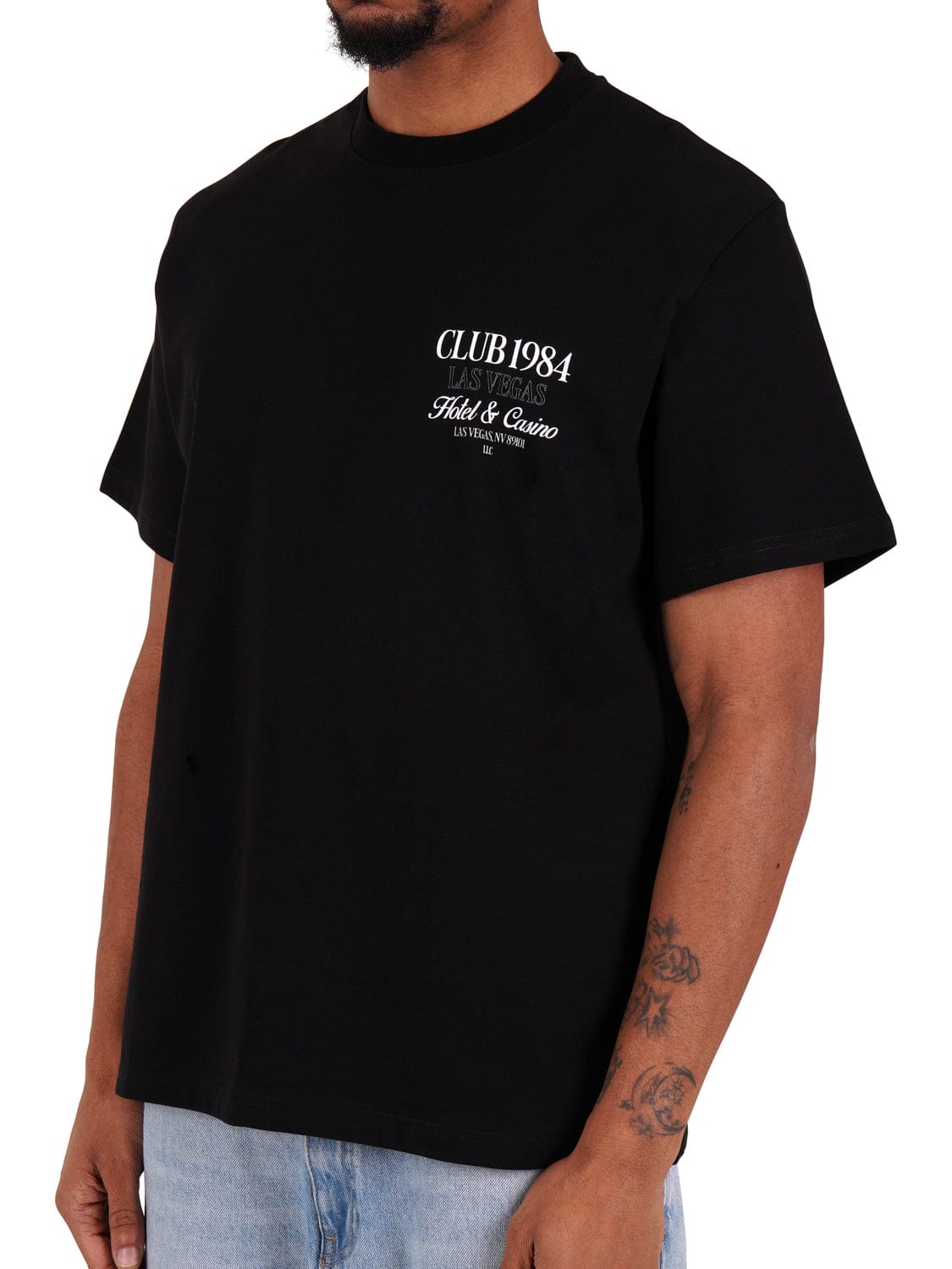 CLUB 1984. Vegas T-shirt - Black T-Shirt