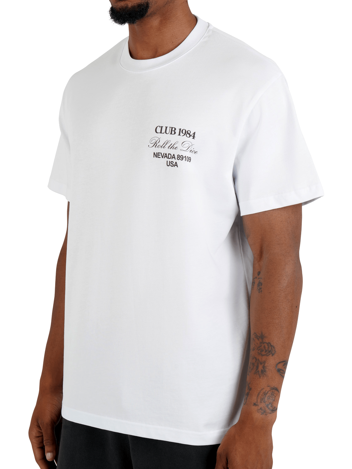 CLUB 1984. Welcome to Vegas T-shirt - White T-Shirt