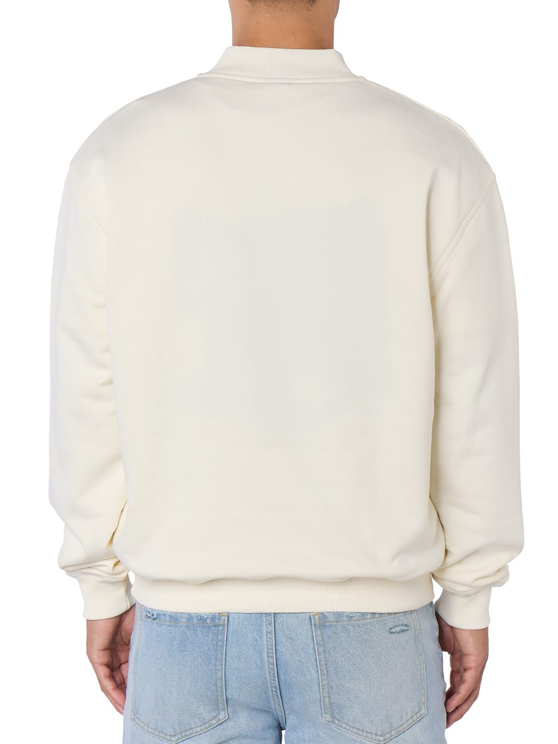 CLUB 1984. Williamsburg 1/4 Zip - Off White 1/4 zip