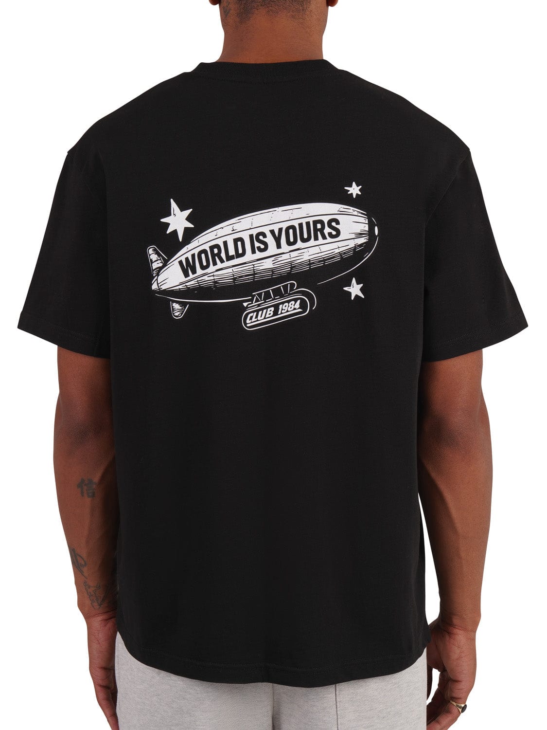 CLUB 1984. World is Yours T-shirt - Black T-Shirt