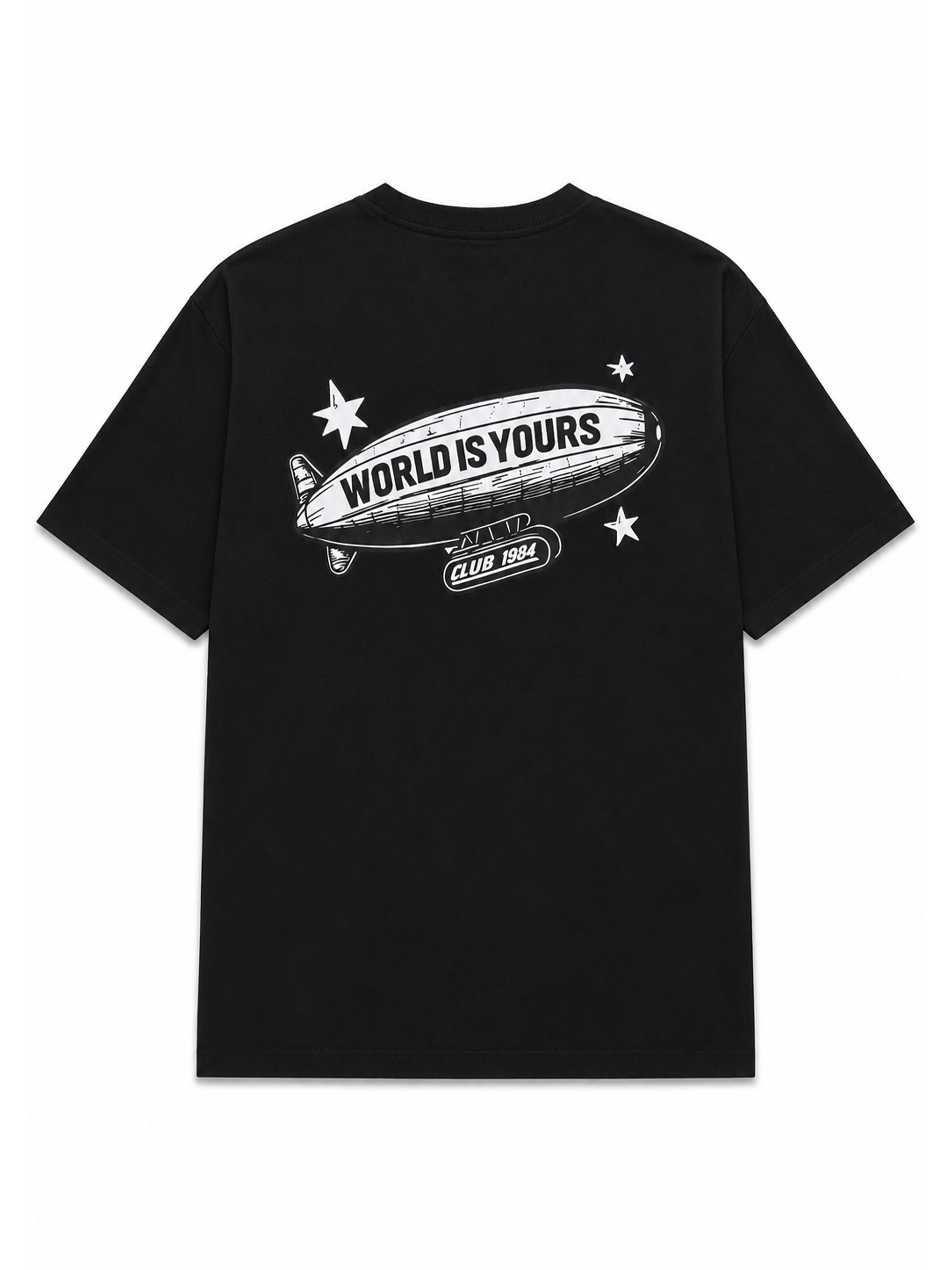CLUB 1984. World is Yours T-shirt - Black T-Shirt