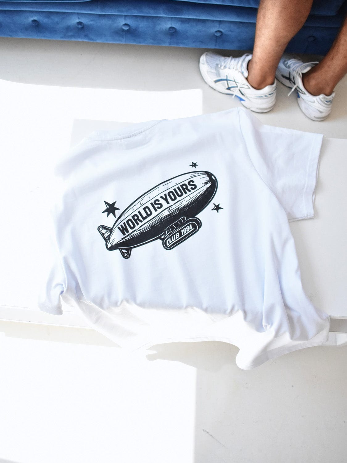 CLUB 1984. World is Yours T-shirt - White T-Shirt