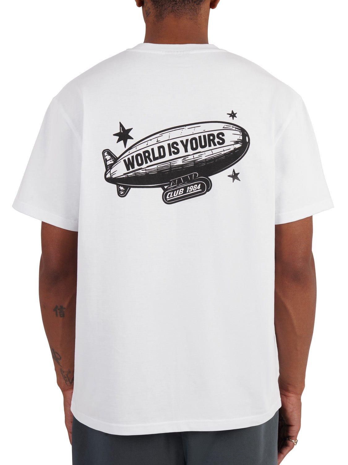 CLUB 1984. World is Yours T-shirt - White T-Shirt