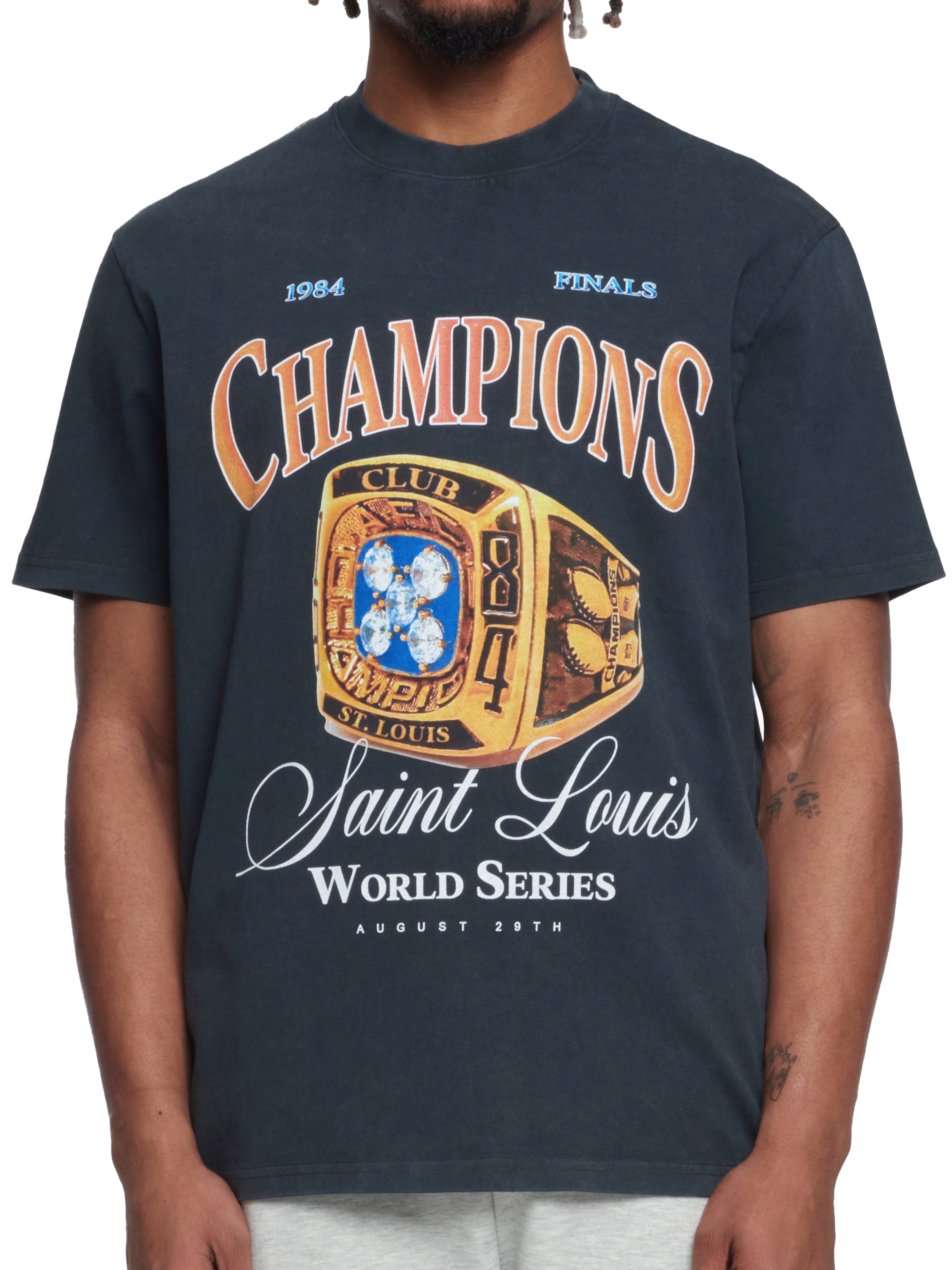 CLUB 1984. World Series Champions T-shirt - Washed Grey T-Shirt