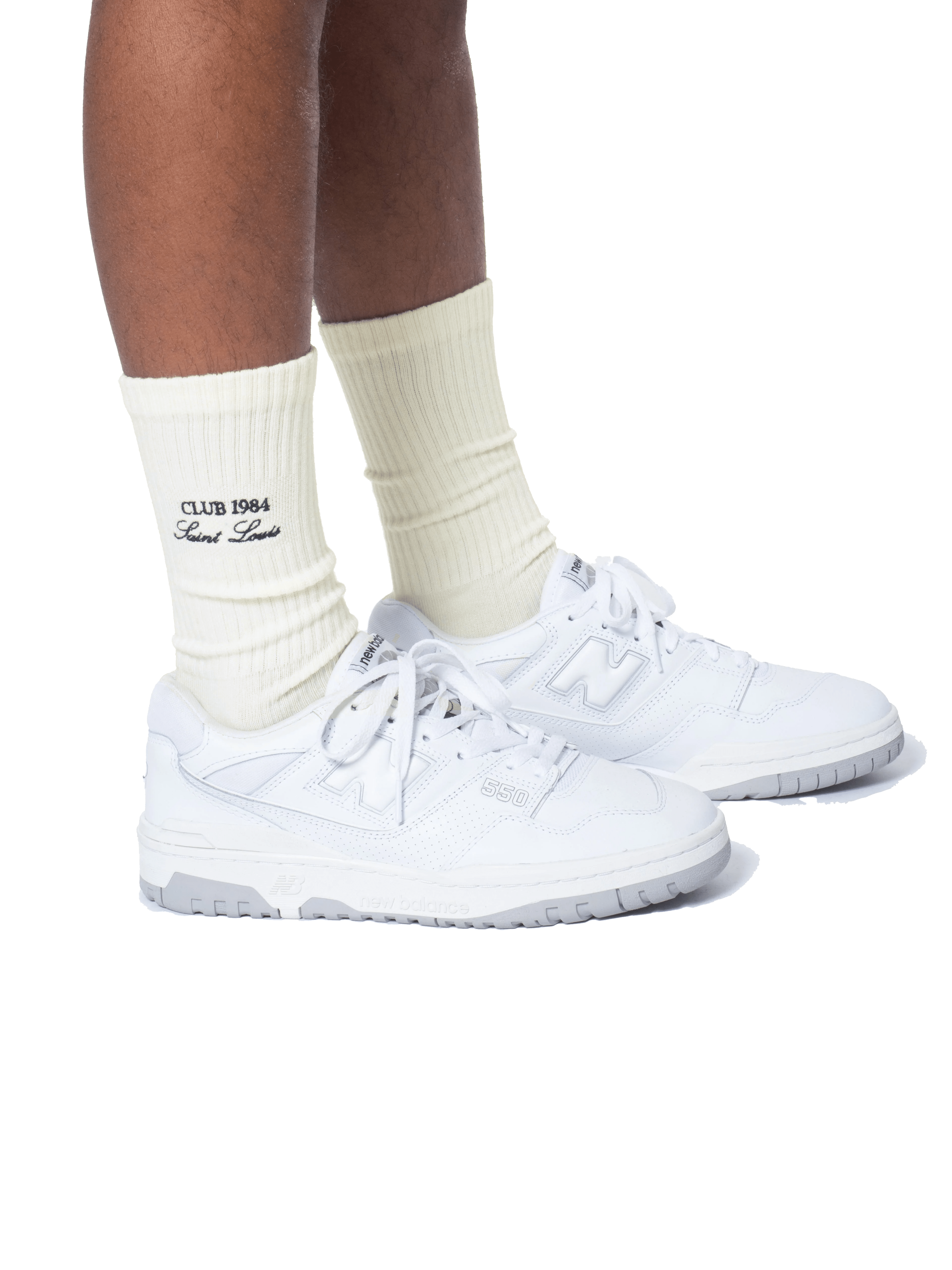 CLUB 1984. Club 1984 Saint Louis Socks - Off White Accessories 1984-2023-0055-10