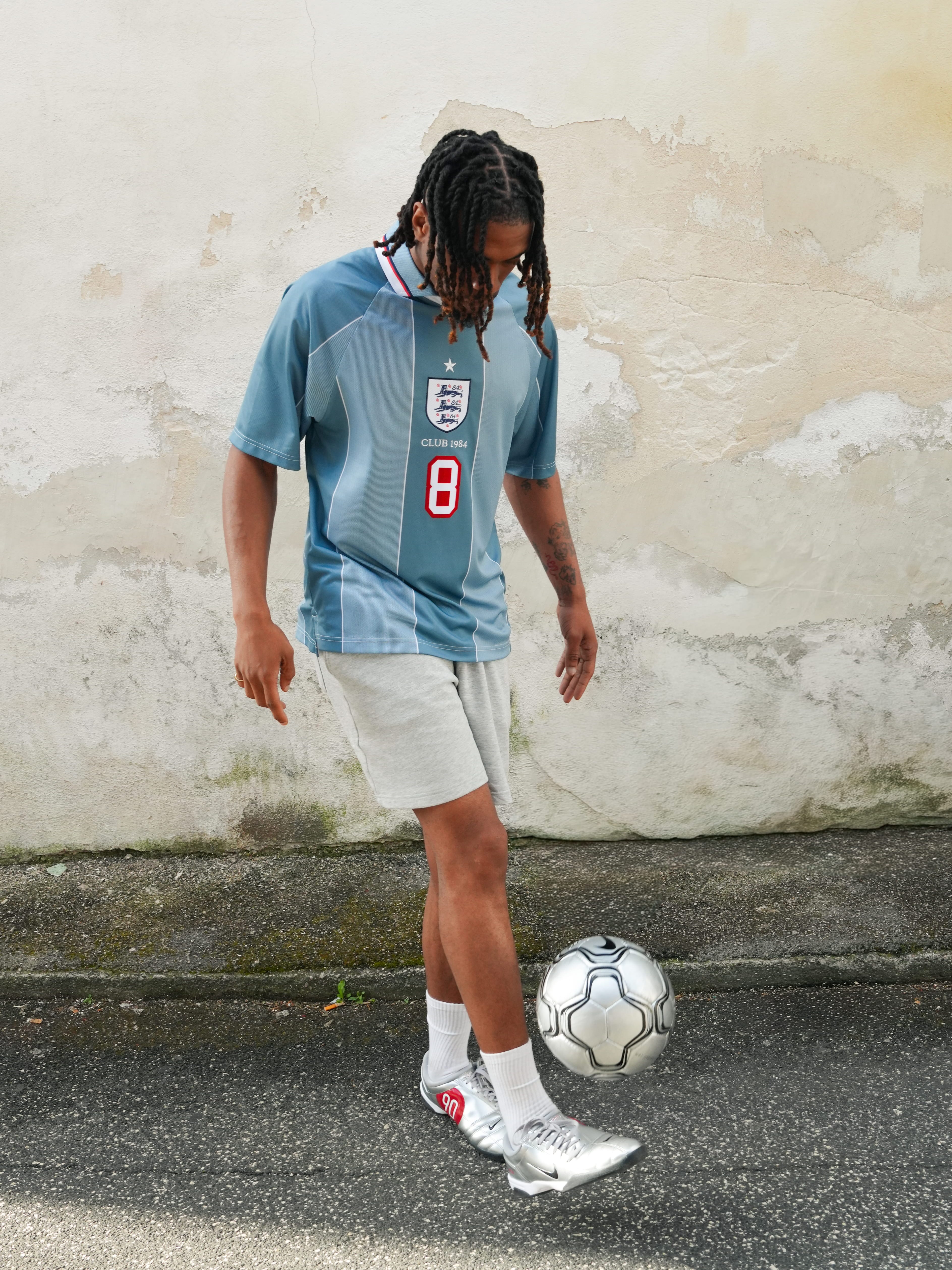 CLUB 1984. 1984 Football Jersey - Blue T-Shirt