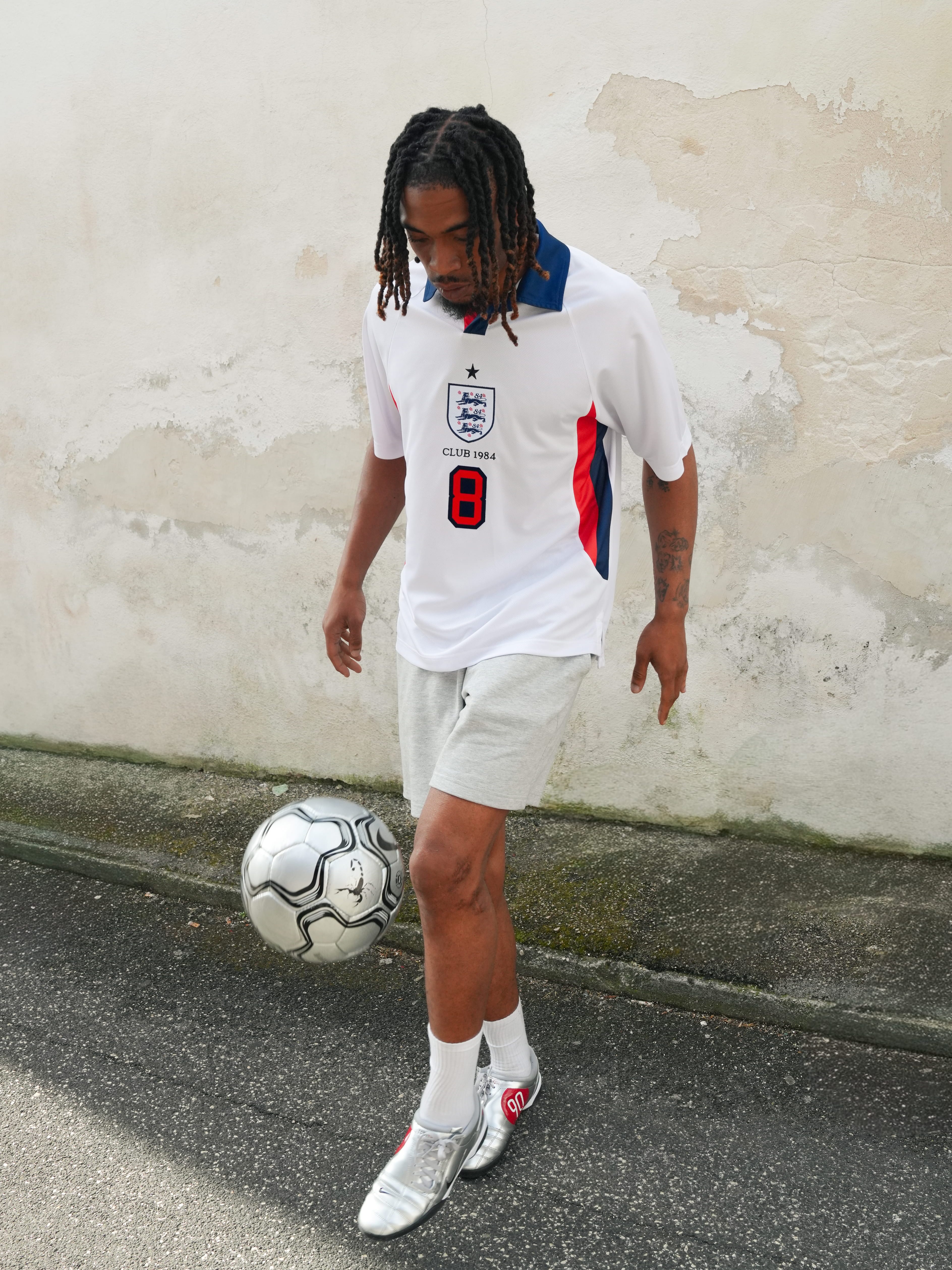 CLUB 1984. 1984 Football Jersey - White T-Shirt