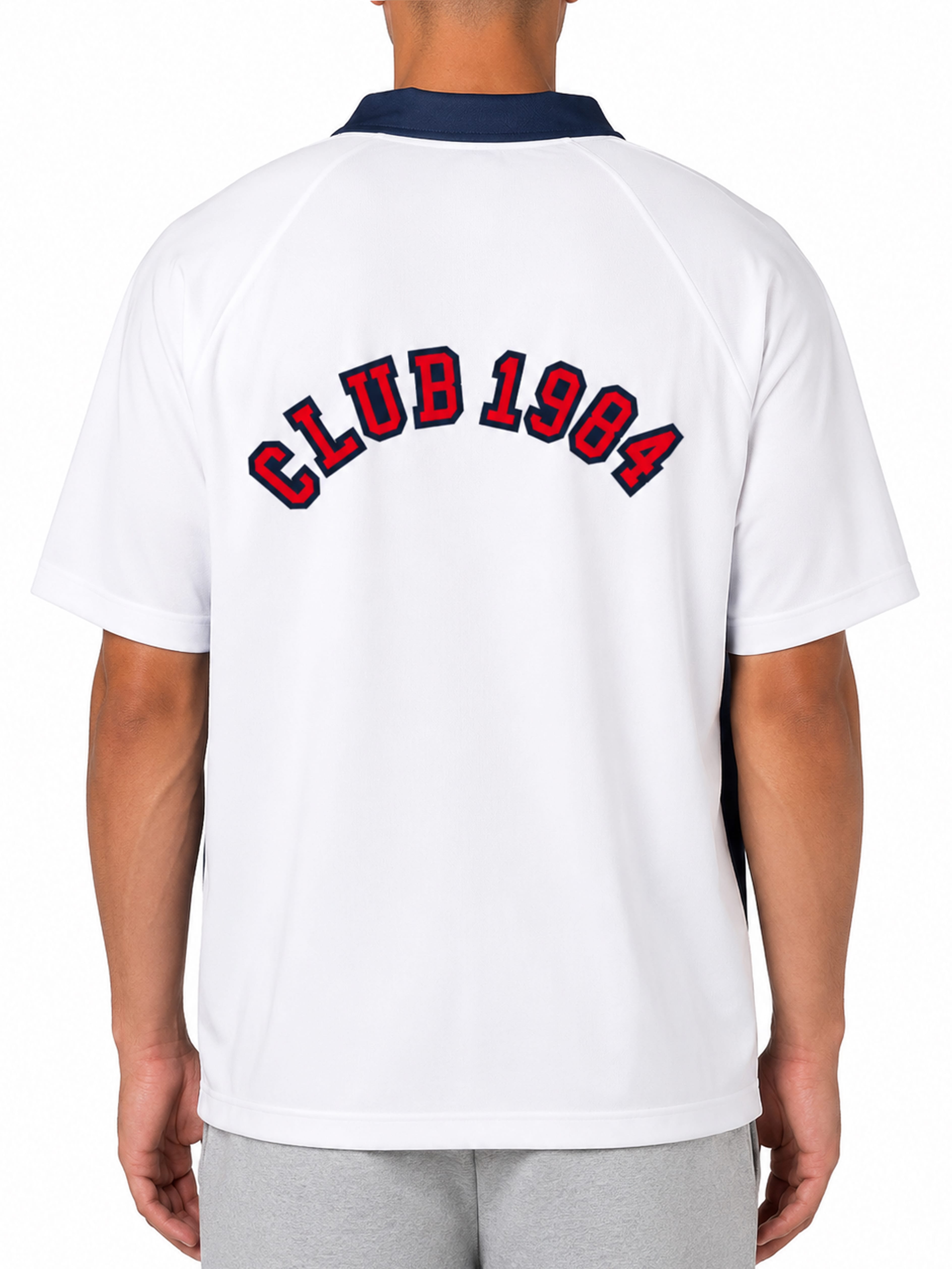 CLUB 1984. 1984 Football Jersey - White T-Shirt