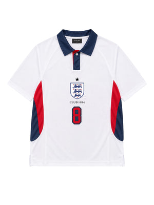 CLUB 1984. 1984 Football Jersey - White T-Shirt