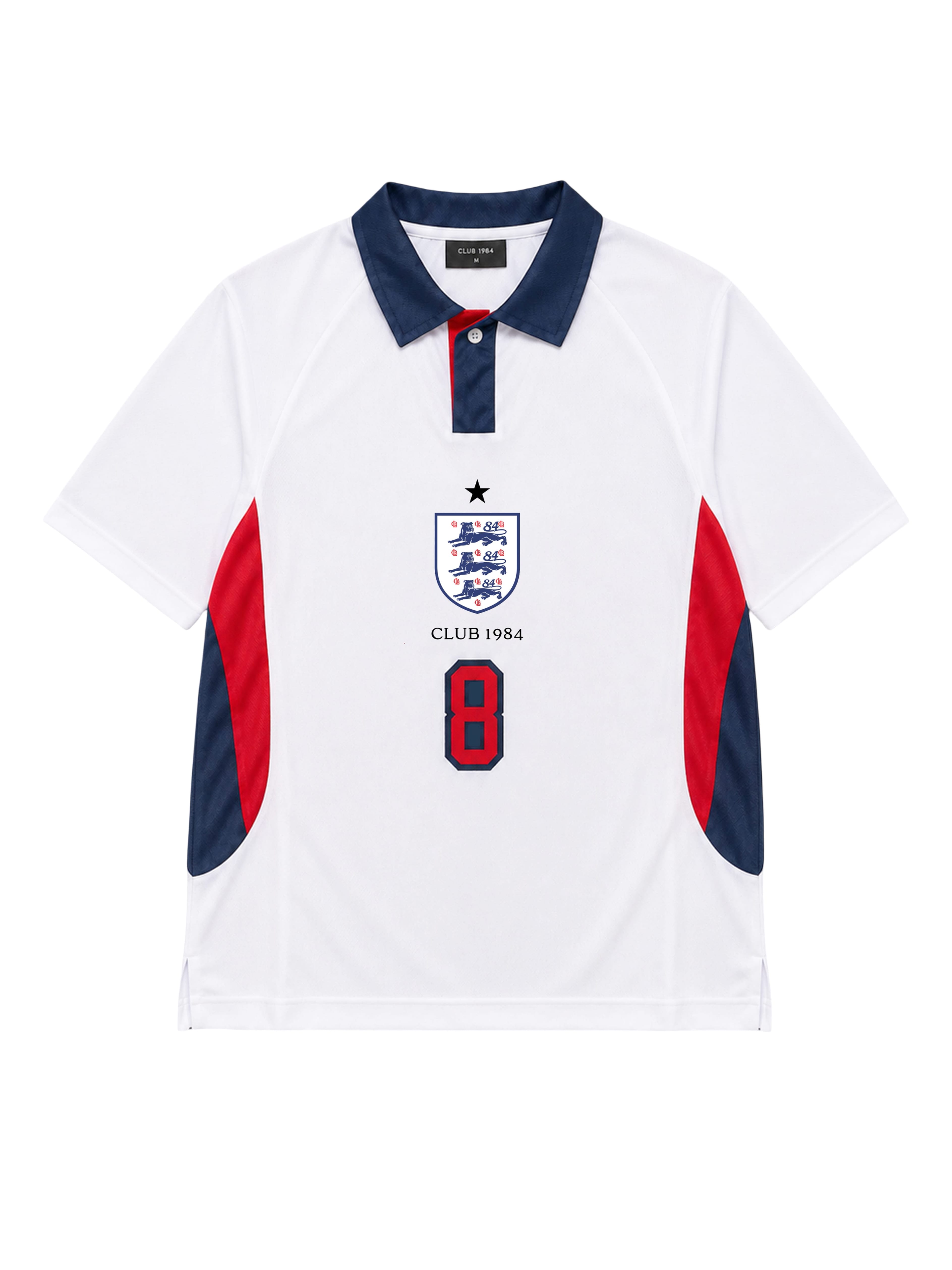 CLUB 1984. 1984 Football Jersey - White T-Shirt
