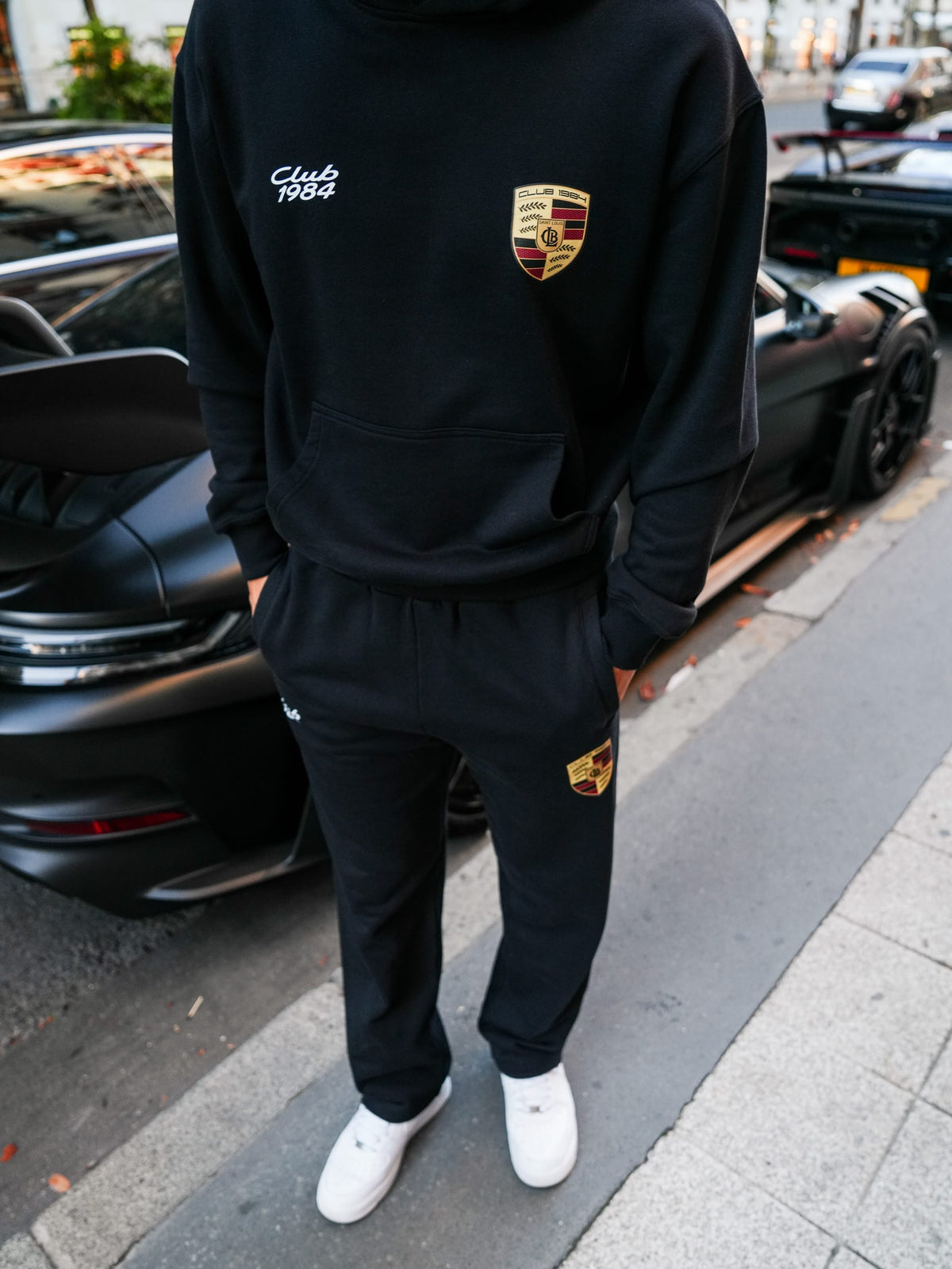 CLUB 1984. 911 Hoodie - Black Hoodie