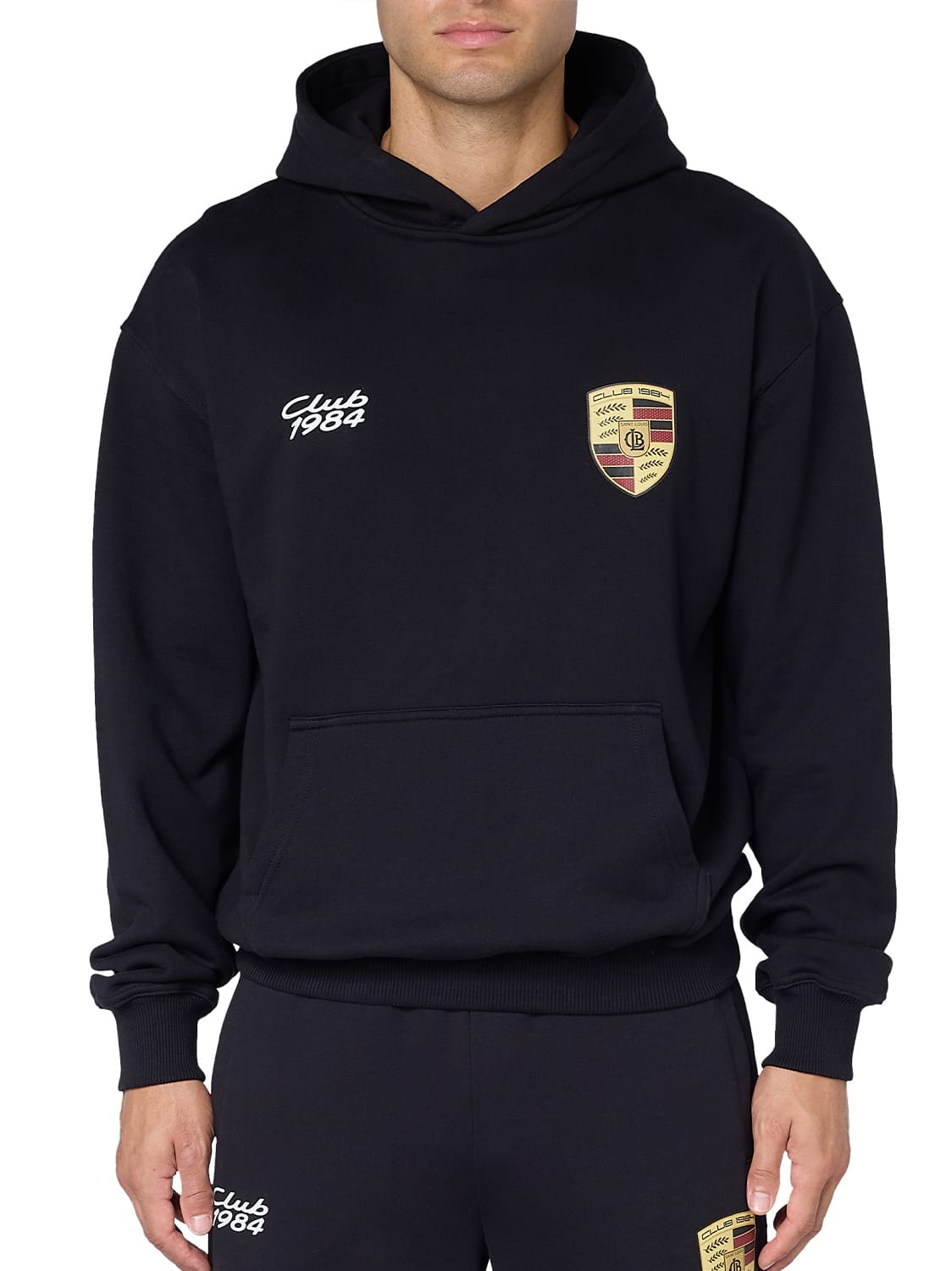 CLUB 1984. 911 Hoodie - Black Hoodie