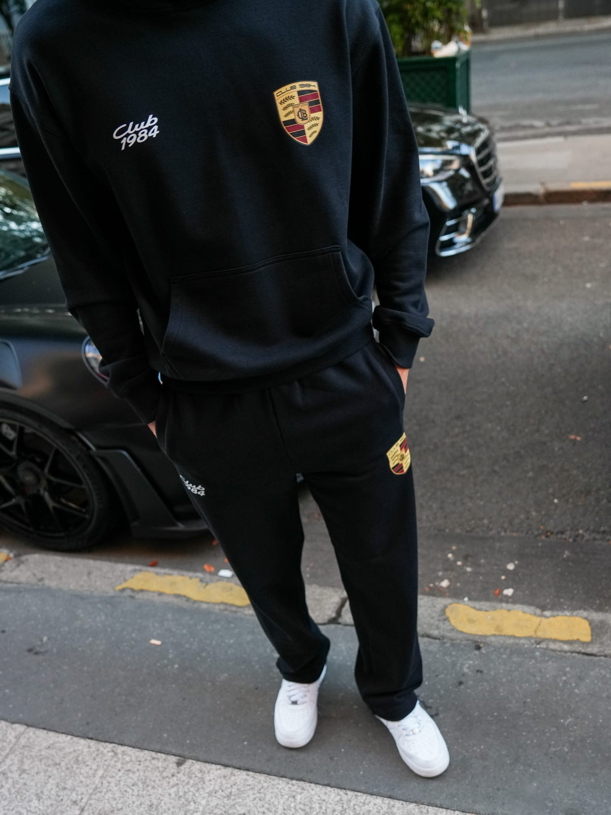 CLUB 1984. 911 Sweatpants - Black Sweatpants
