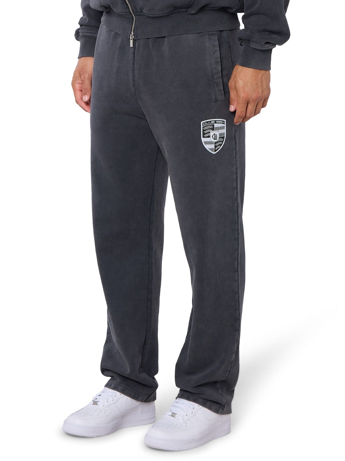 CLUB 1984. 911 Sweatpants - Washed Grey Sweatpants