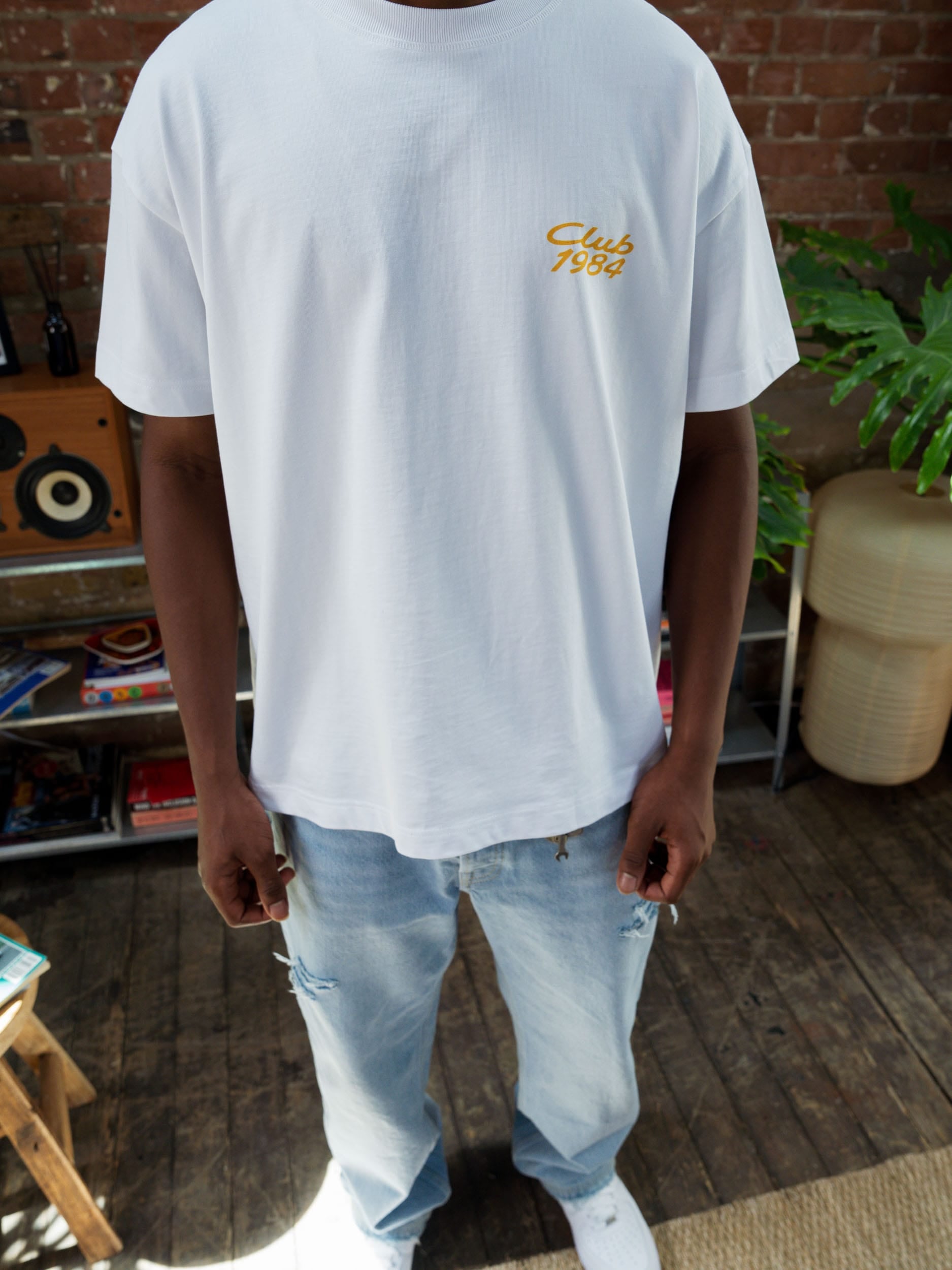 CLUB 1984. 911 T-shirt - White T-Shirt