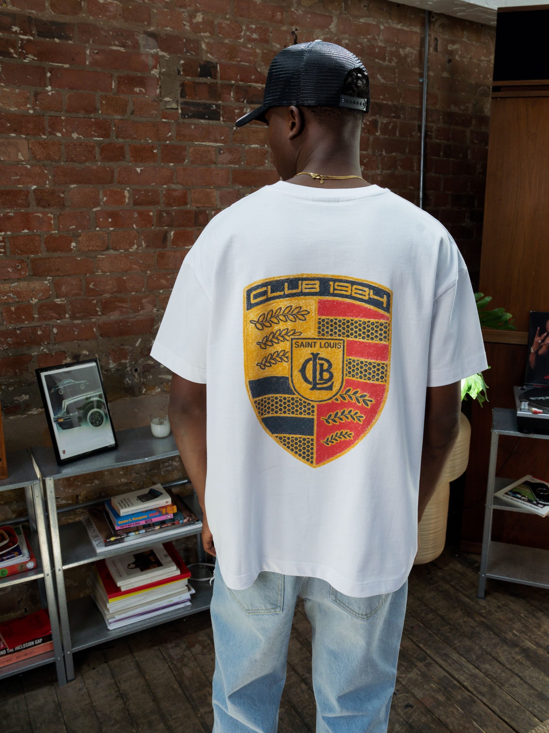CLUB 1984. 911 T-shirt - White T-Shirt