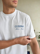 CLUB 1984. Adriano T-shirt - White T-Shirt