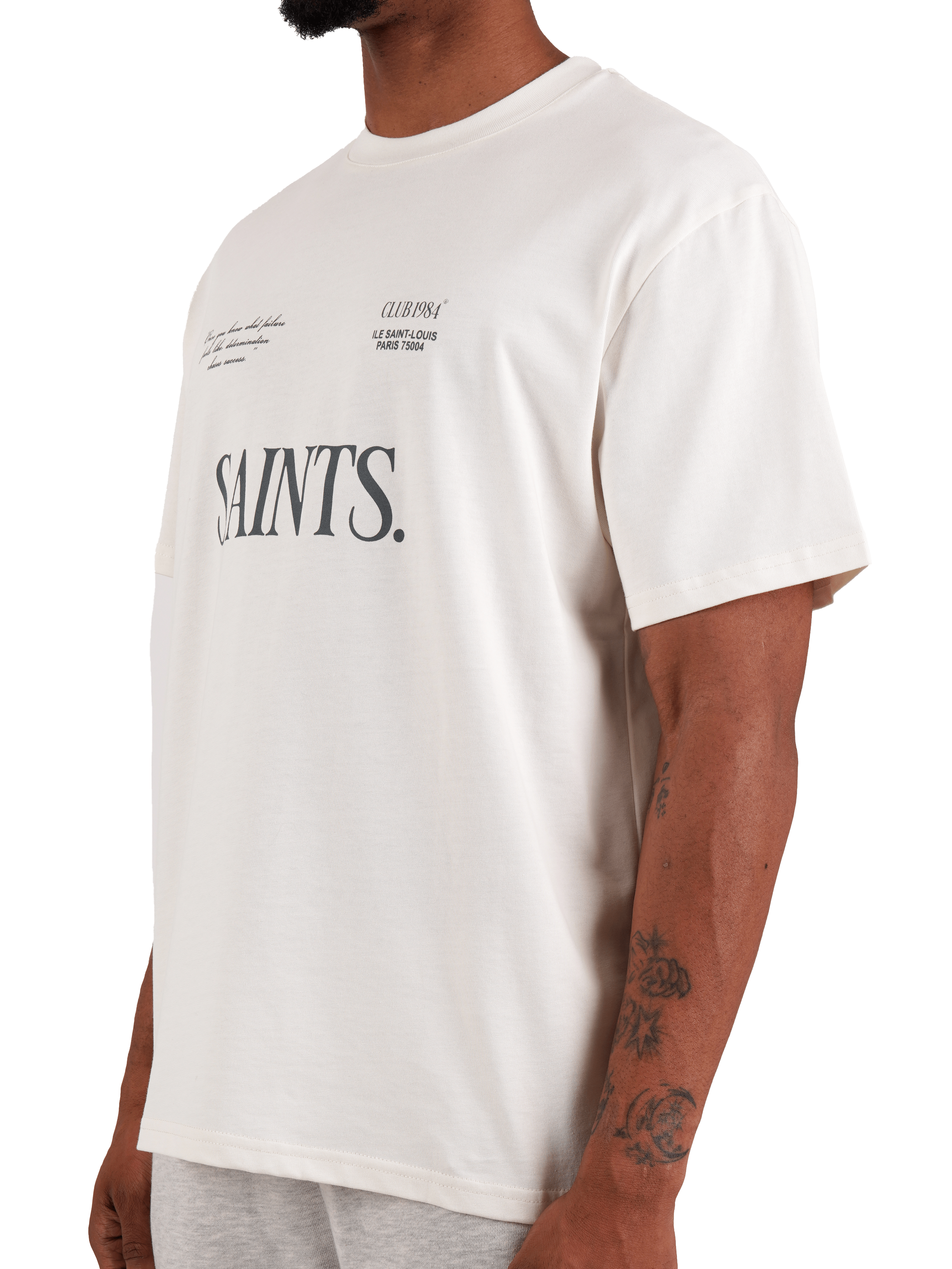 CLUB 1984. Artisian T-shirt - Off White T-Shirt