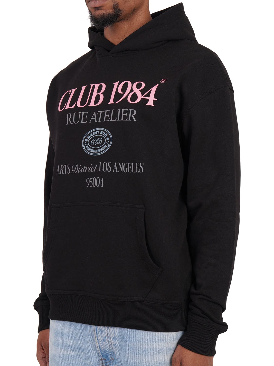 CLUB 1984. Arts District Hoodie - Black Hoodie