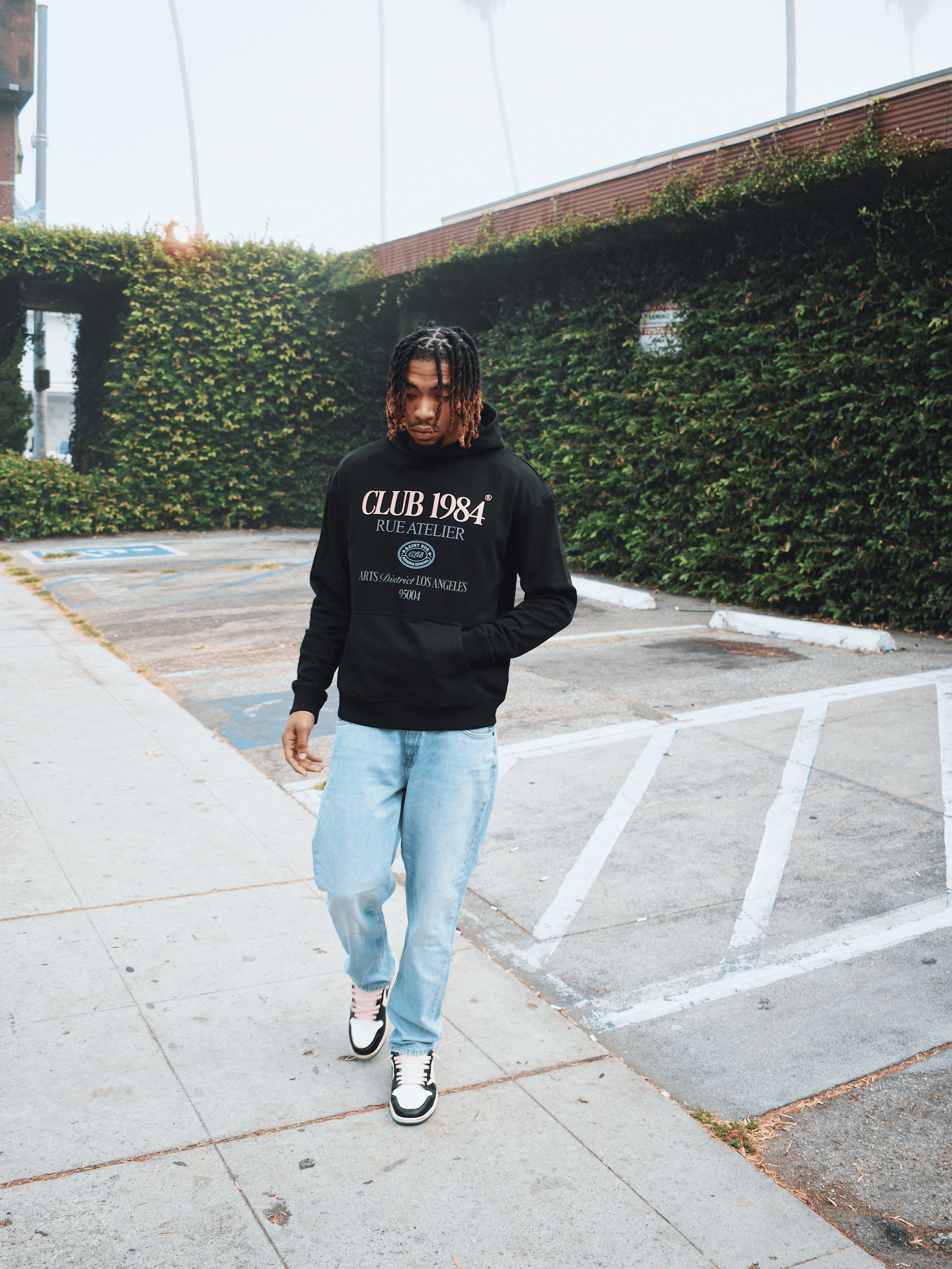 CLUB 1984. Arts District Hoodie - Black Hoodie