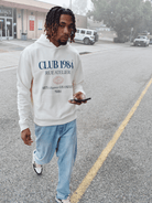 CLUB 1984. Arts District Hoodie - Off White Hoodie