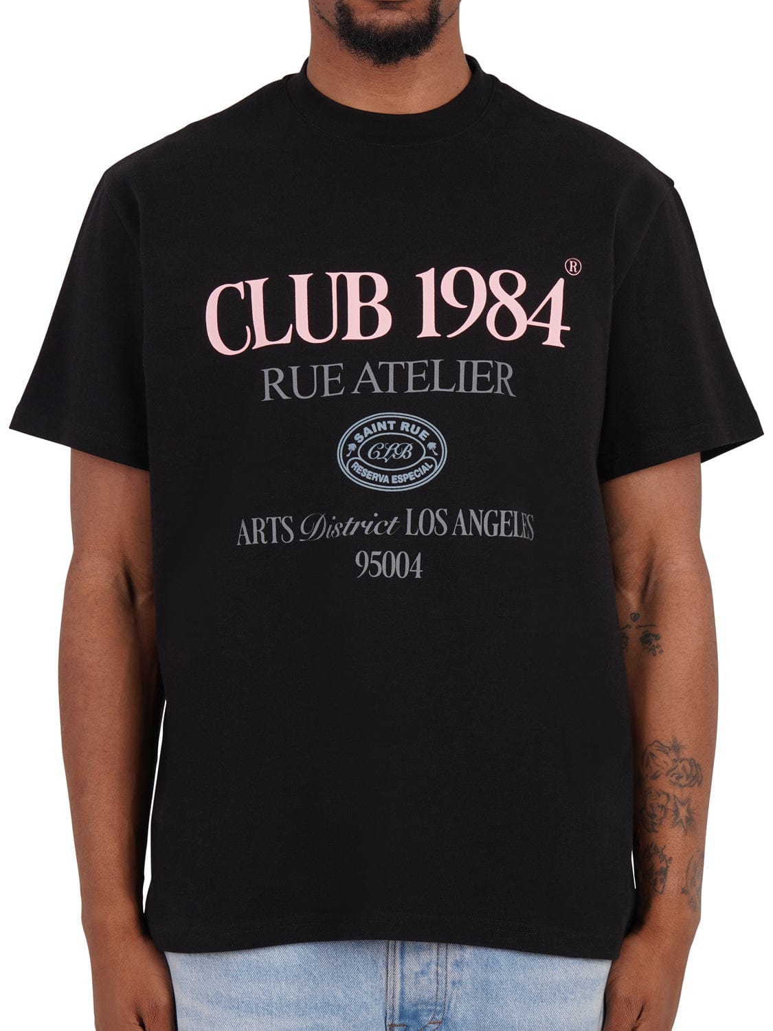 CLUB 1984. Arts District T-shirt - Black T-Shirt
