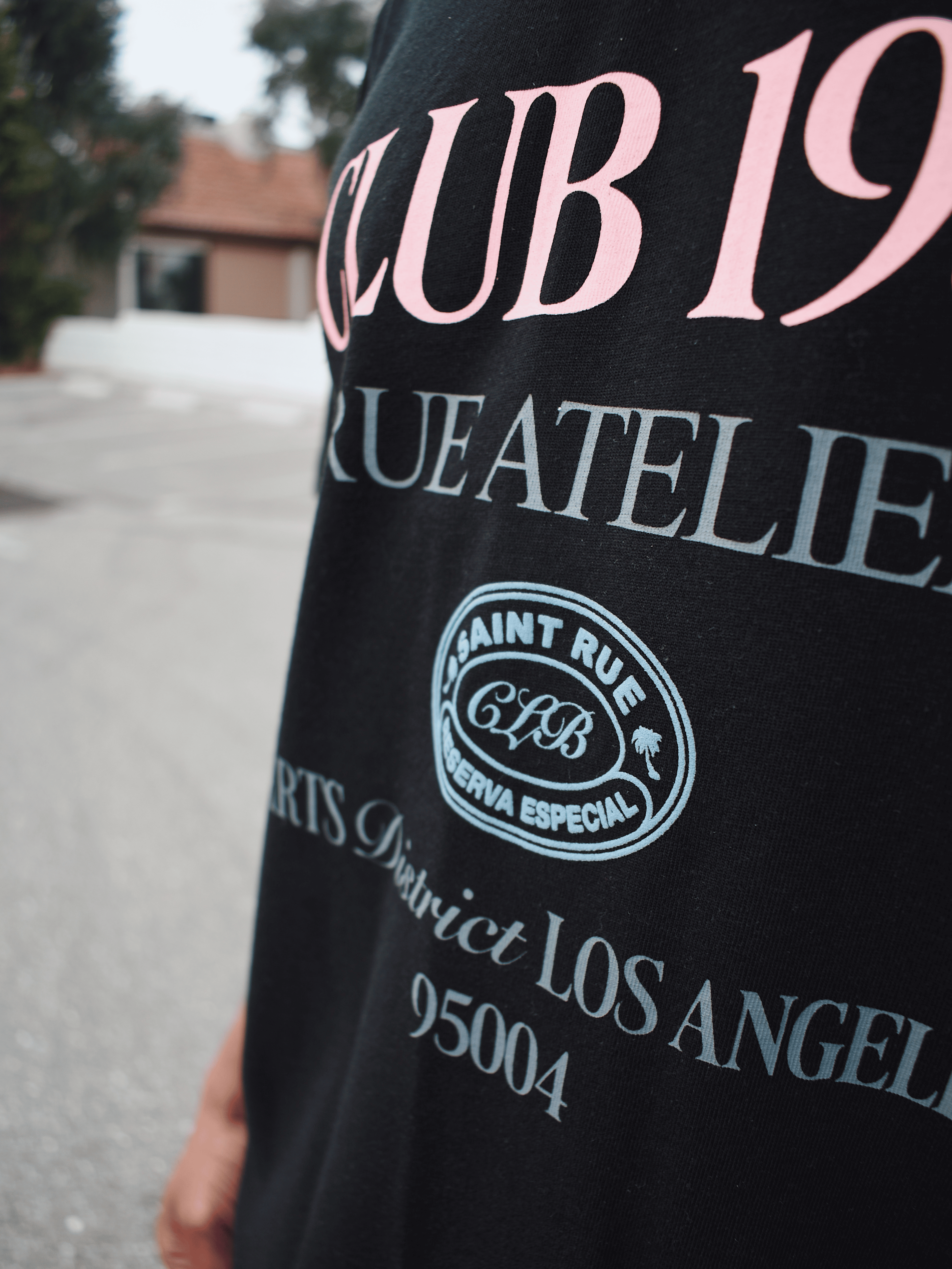 CLUB 1984. Arts District T-shirt - Black T-Shirt