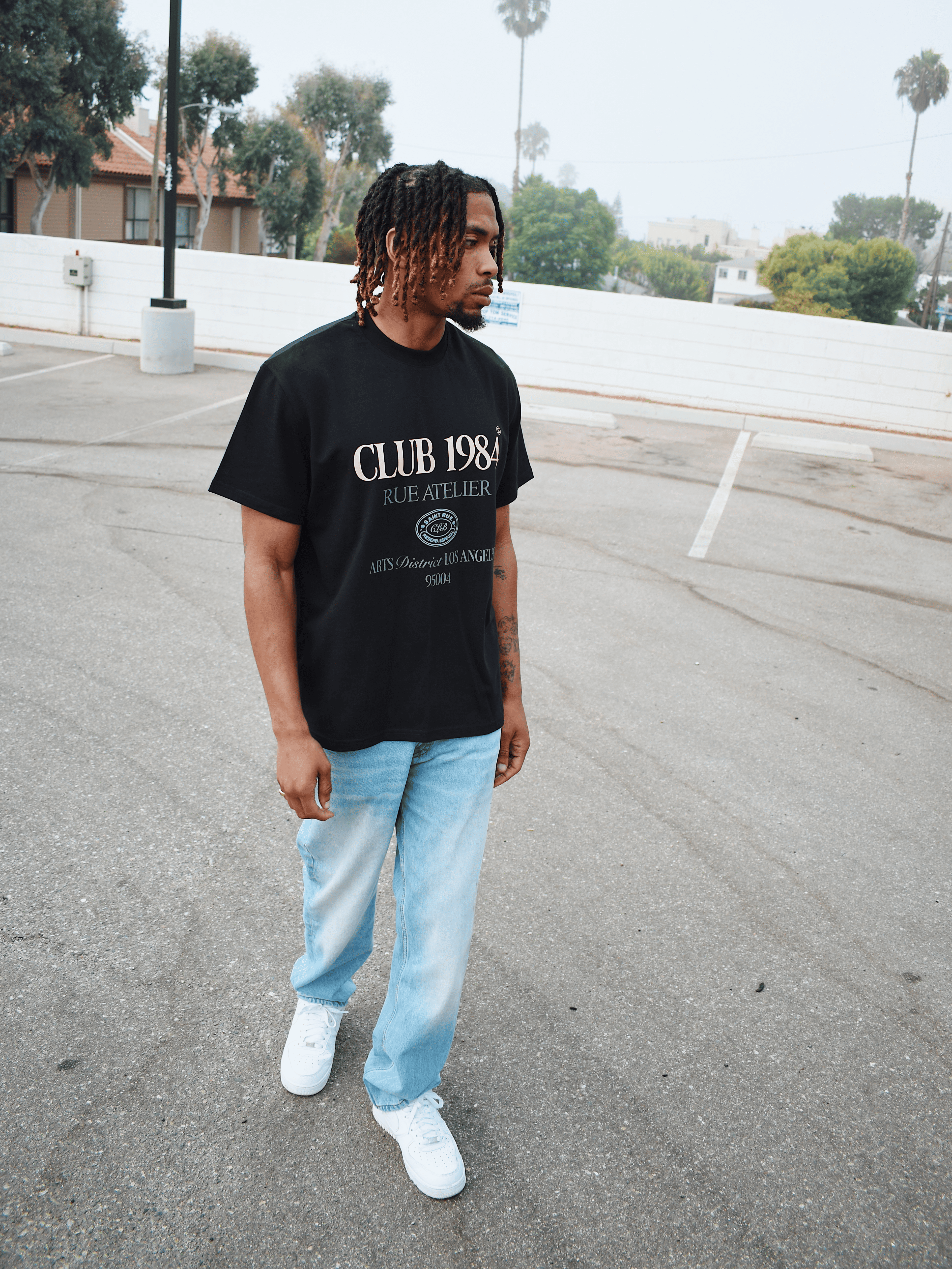 CLUB 1984. Arts District T-shirt - Black T-Shirt