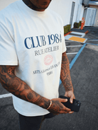 CLUB 1984. Arts District T-shirt - Off White T-Shirt