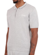 CLUB 1984. Atelier Knit Polo - Grey Polo Shirts