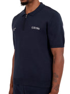 CLUB 1984. Atelier Knit Polo - Navy Polo Shirts