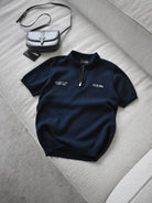 CLUB 1984. Atelier Knit Polo - Navy Polo Shirts