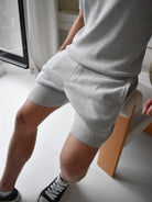 CLUB 1984. Atelier Knit Shorts - Grey shorts