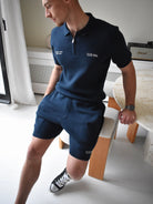 CLUB 1984. Atelier Knit Shorts - Navy shorts