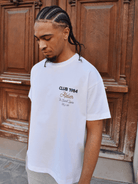 CLUB 1984. Atelier Script T-shirt - White T-Shirt