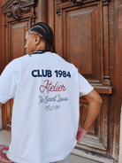 CLUB 1984. Atelier Script T-shirt - White T-Shirt