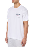 CLUB 1984. Atelier Script T-shirt - White T-Shirt