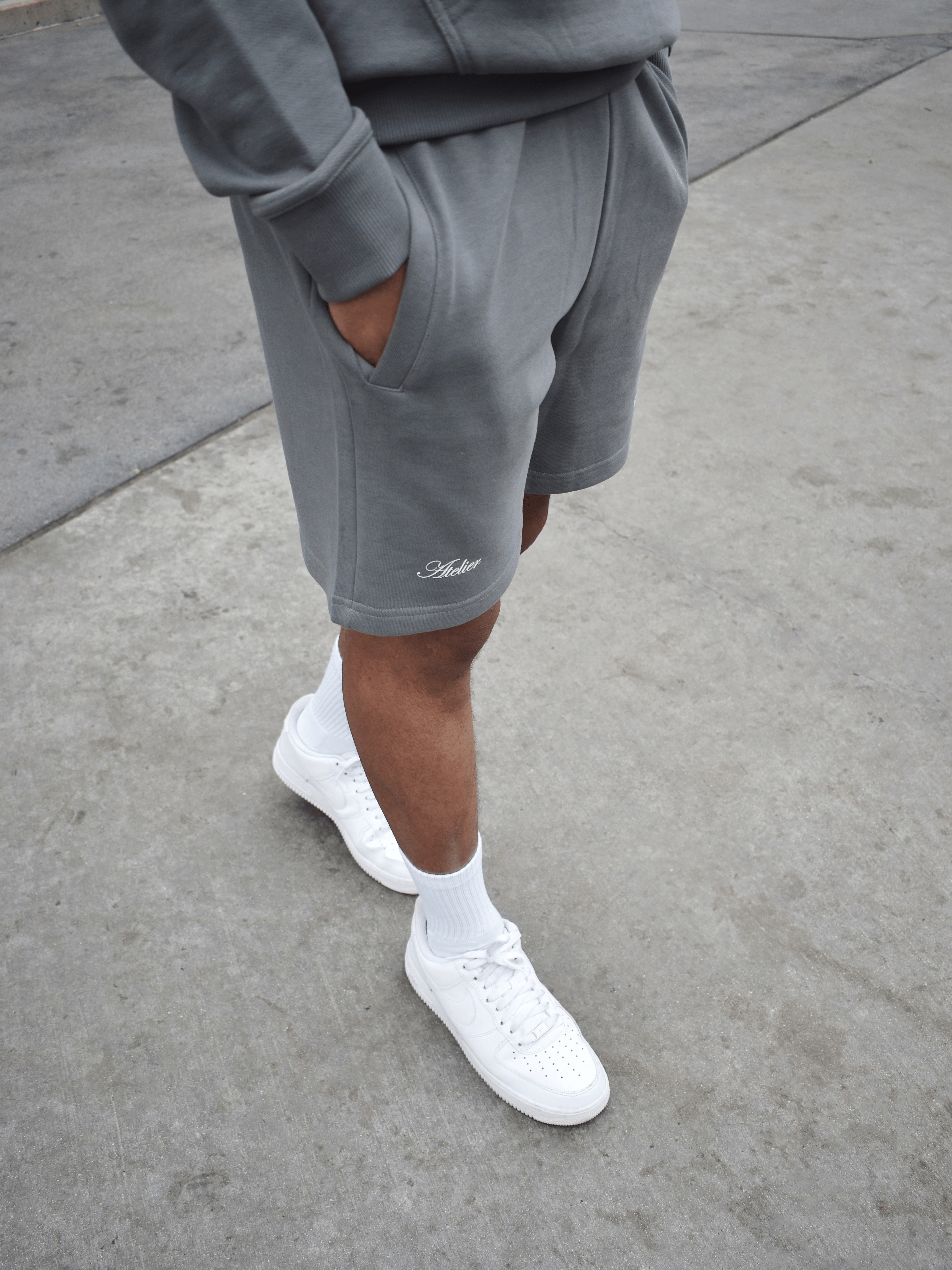 CLUB 1984. Atelier Shorts - Steel Grey shorts