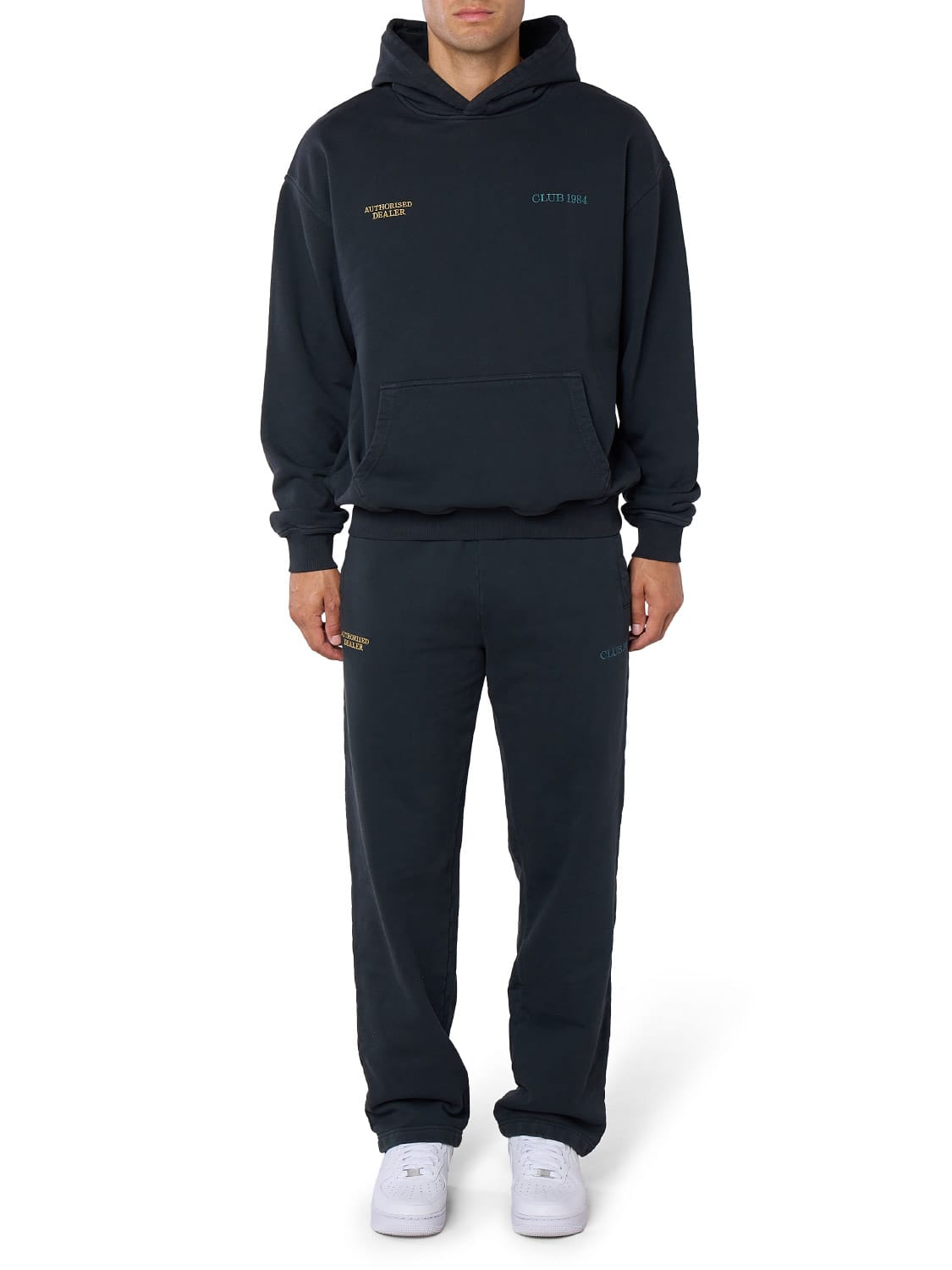 CLUB 1984. Authorised Dealer Sweatpants - Faded Black Sweatpants