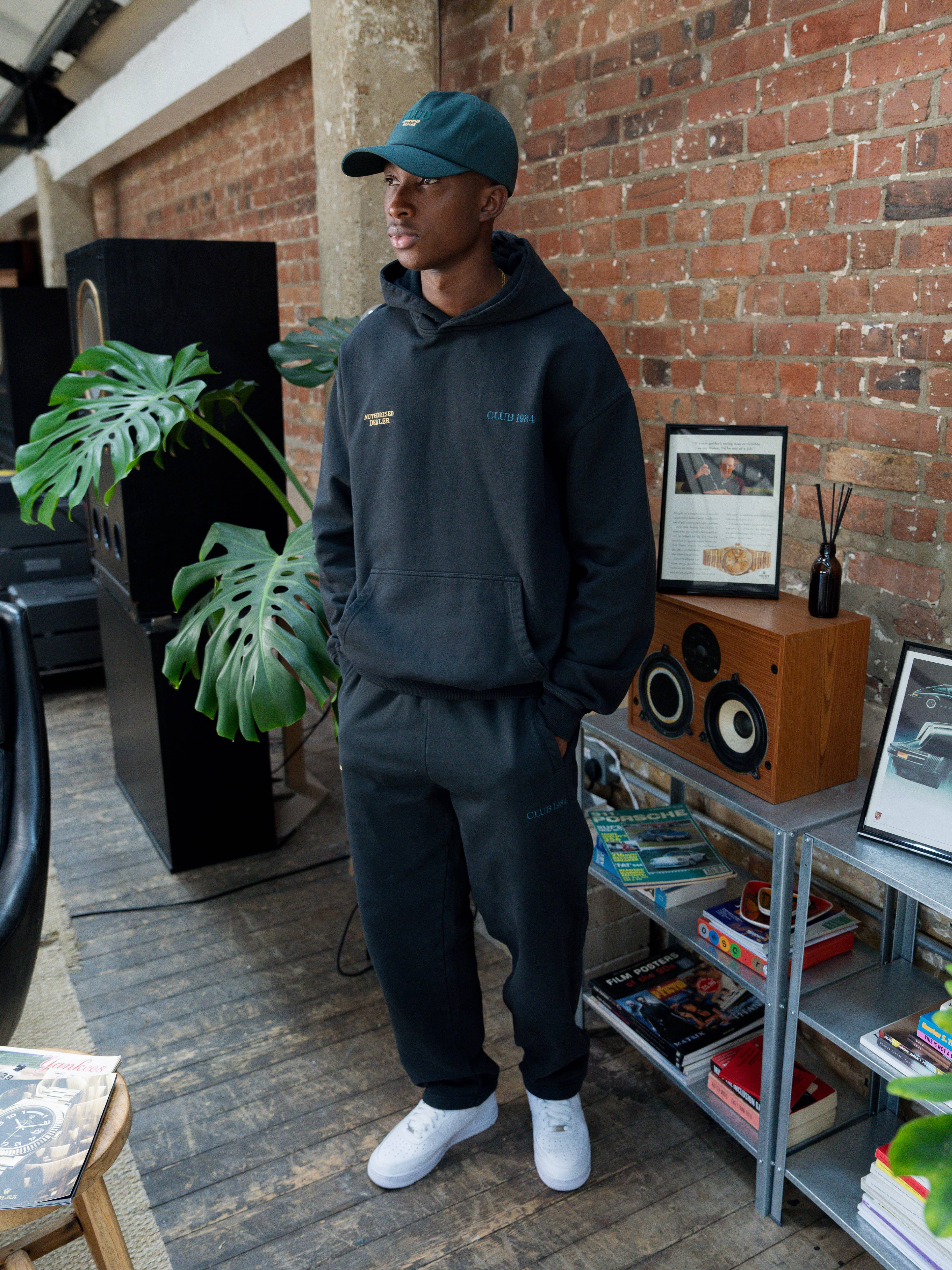 CLUB 1984. Authorised Dealer Sweatpants - Faded Black Sweatpants