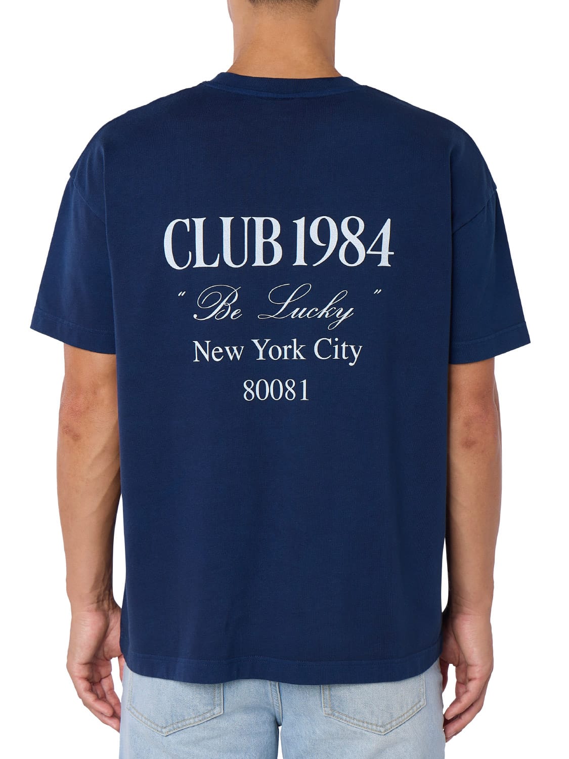 CLUB 1984. Be Lucky T-shirt - Navy T-Shirt
