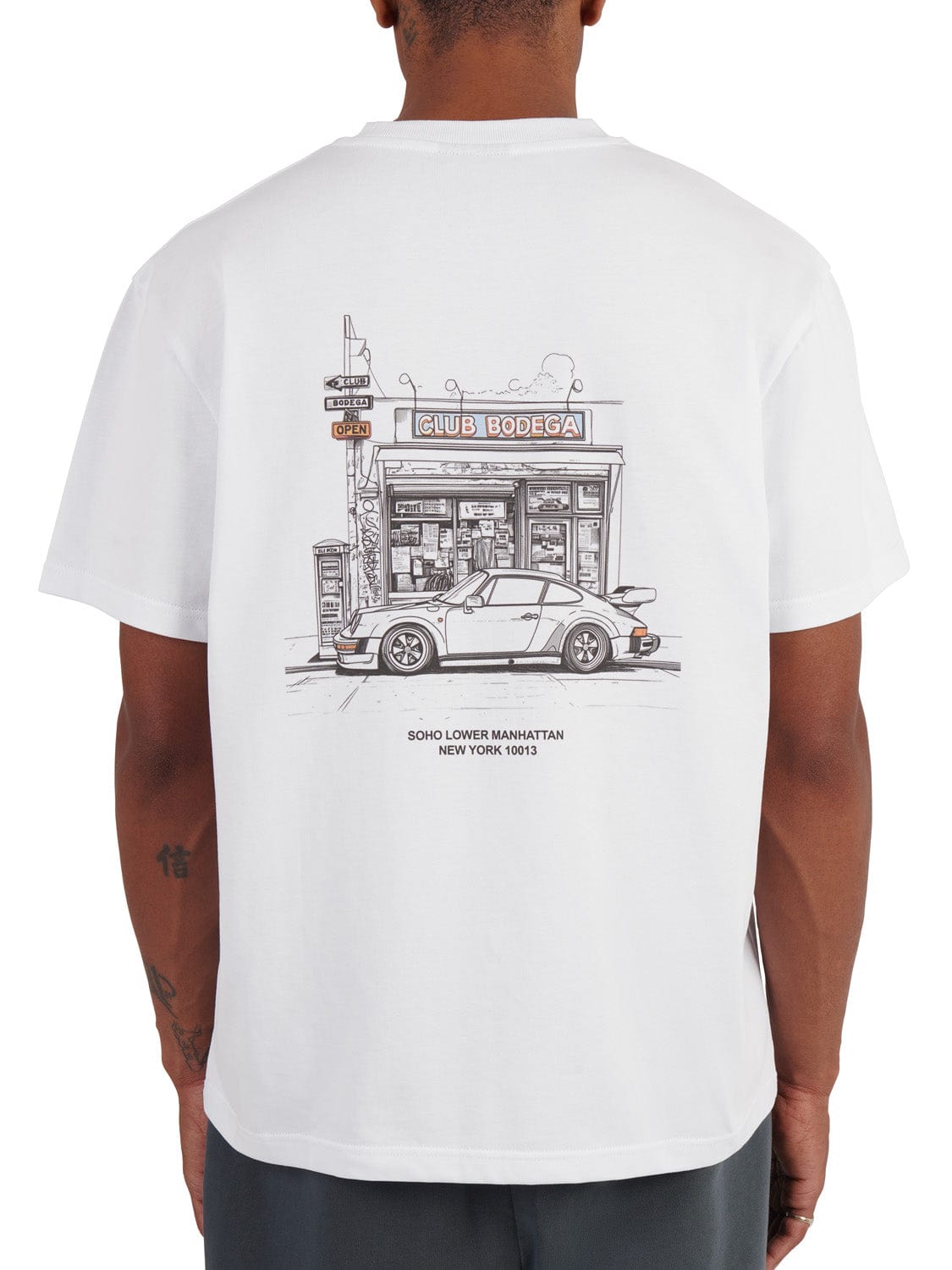 CLUB 1984. Bodega T-shirt - White T-Shirt