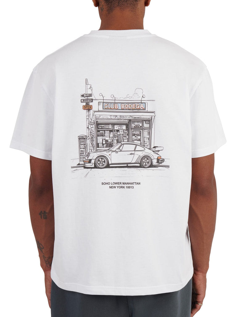 CLUB 1984. Bodega T-shirt - White T-Shirt