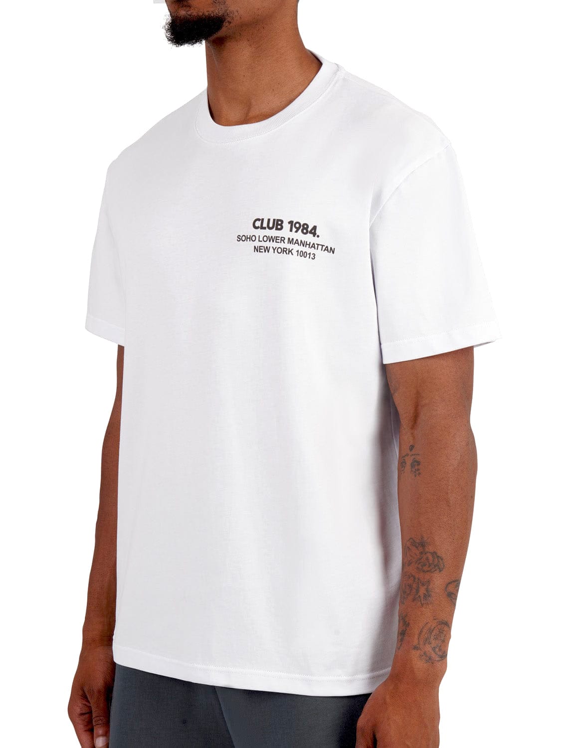 CLUB 1984. Bodega T-shirt - White T-Shirt